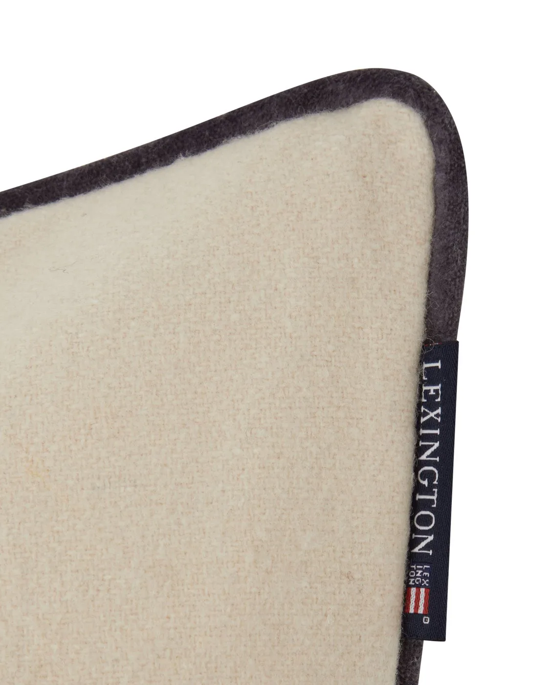 Merry Christmas Wool Mix putetrekk 50 x 50 cm, White-green-beige Lexington