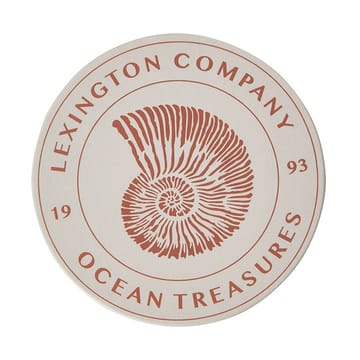 Ocean Treasures glassunderlag 6-pack - Blue - Lexington
