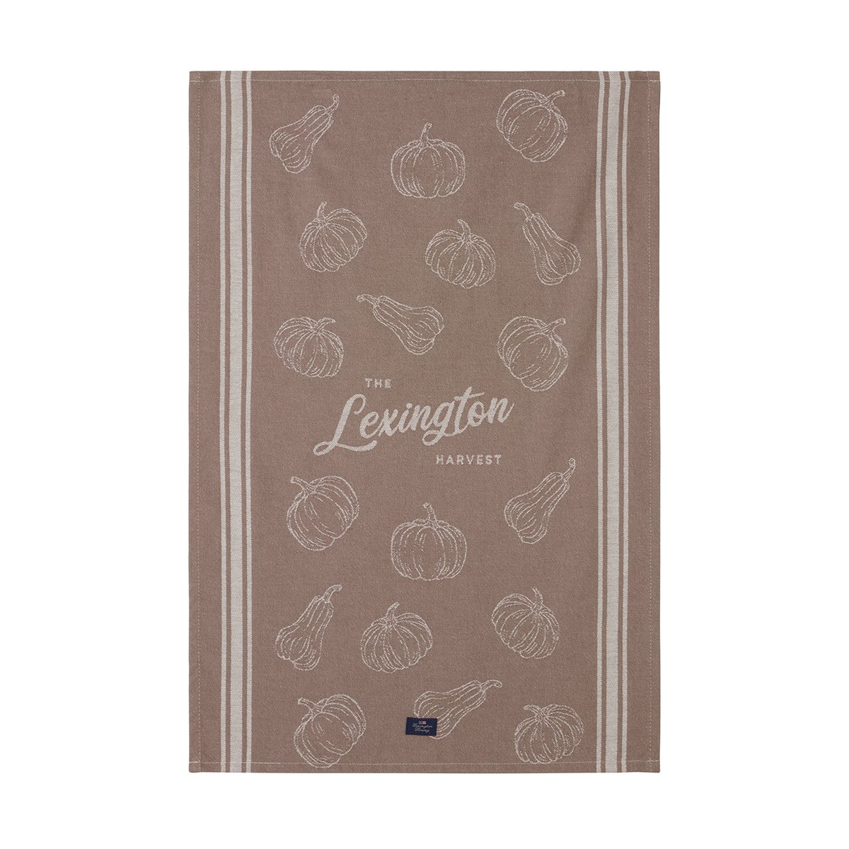 Lexington Organic Cotton Jacquard kjøkkenhåndkle 50x70 cm Brown