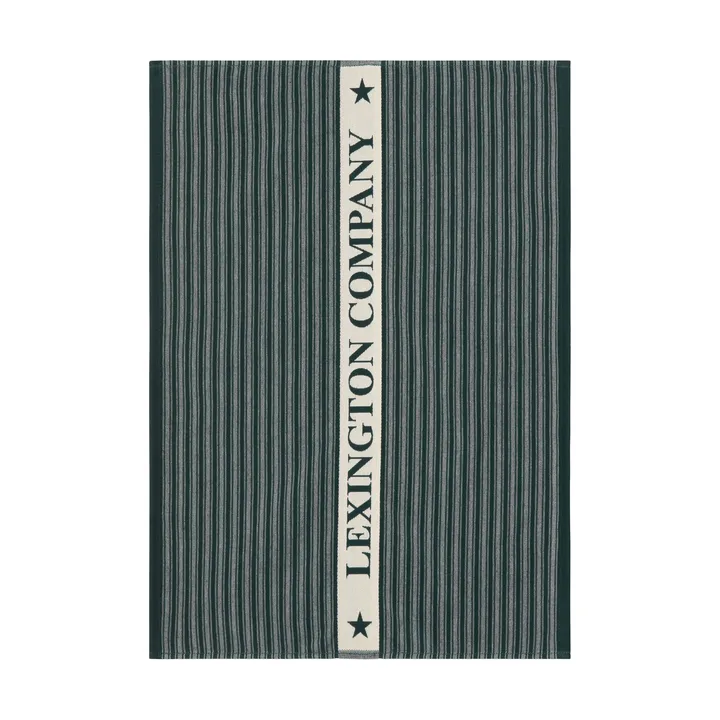 Organic Cotton Terry kjøkkenhåndkle 50x70 cm - Green-Light beige - Lexington