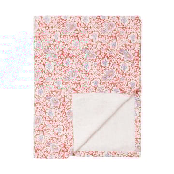 Printed Flowers Recycled Cotton bordduk 150x350 cm - Coral - Lexington