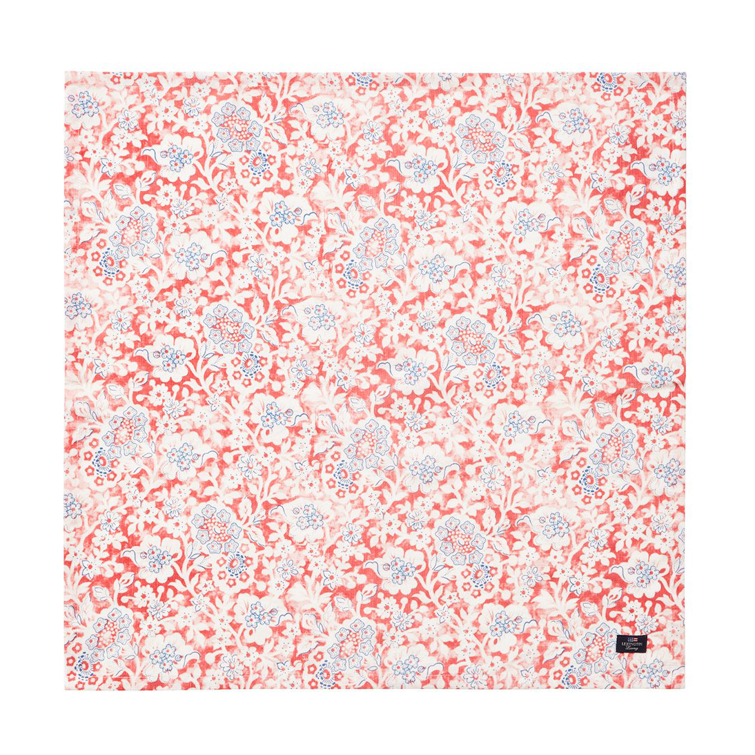 Lexington Printed Flowers Recycled Cotton stoffserviett 50×50 cm Coral
