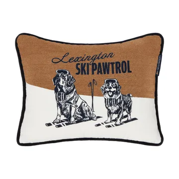 Skipawtrol pyntepute - Beige-white-navy, 40x30 cm - Lexington