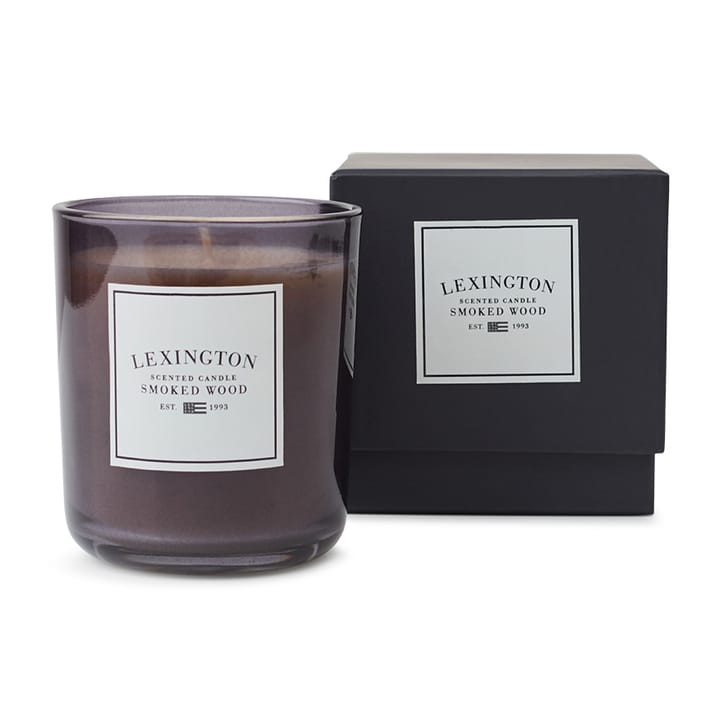 Smoked Wood duftlys 45 timer, Dark gray Lexington