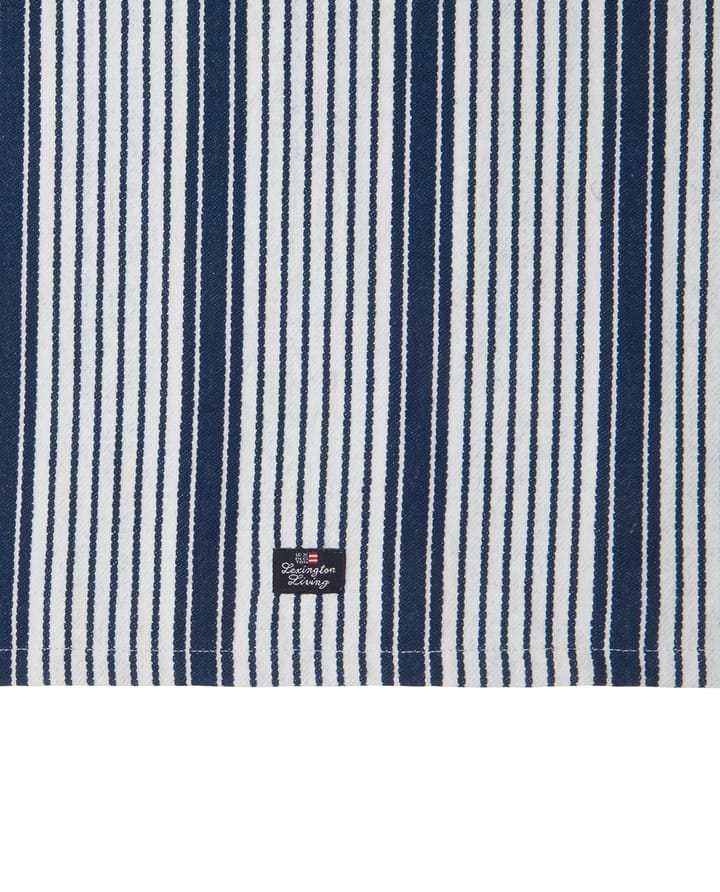 Striped org cotton kjøkkenhåndkle 50x70 cm, Navy Lexington