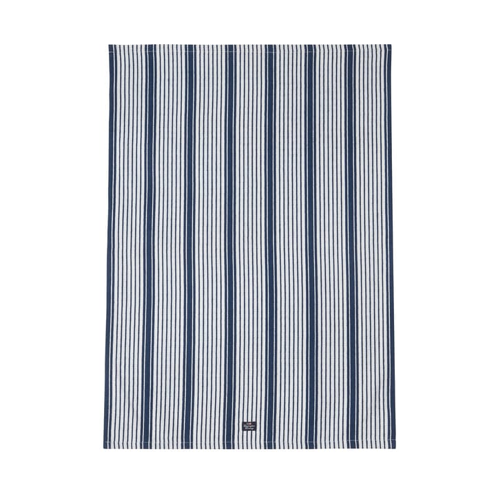 Striped org cotton kjøkkenhåndkle 50x70 cm, Navy Lexington