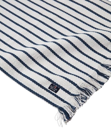 Striped Recycled Cotton bordbrikke 40x50 cm - Navy - Lexington