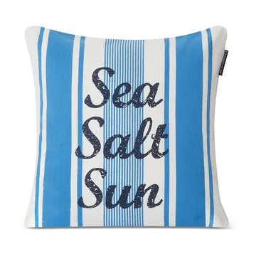 Striped Sea Salt Sun putetrekk 50 x 50 cm - Blå-hvit - Lexington