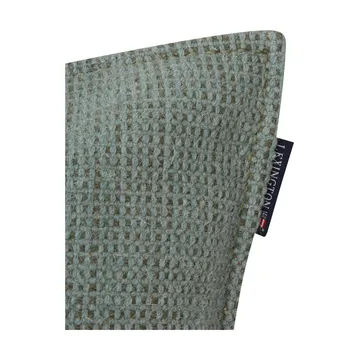 Structured Wool Cotton miks putetrekk 50 x 50 cm - Green - Lexington