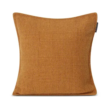 Structured Wool Cotton miks putetrekk 50 x 50 cm - Mustard - Lexington