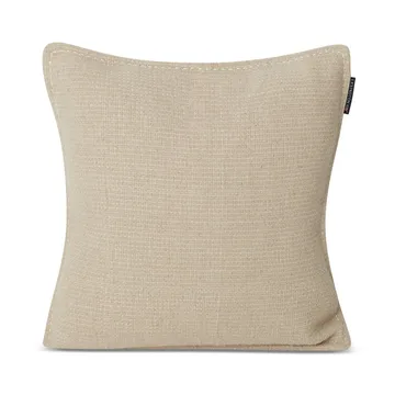 Structured Wool Cotton miks putetrekk 50 x 50 cm - Off-white - Lexington