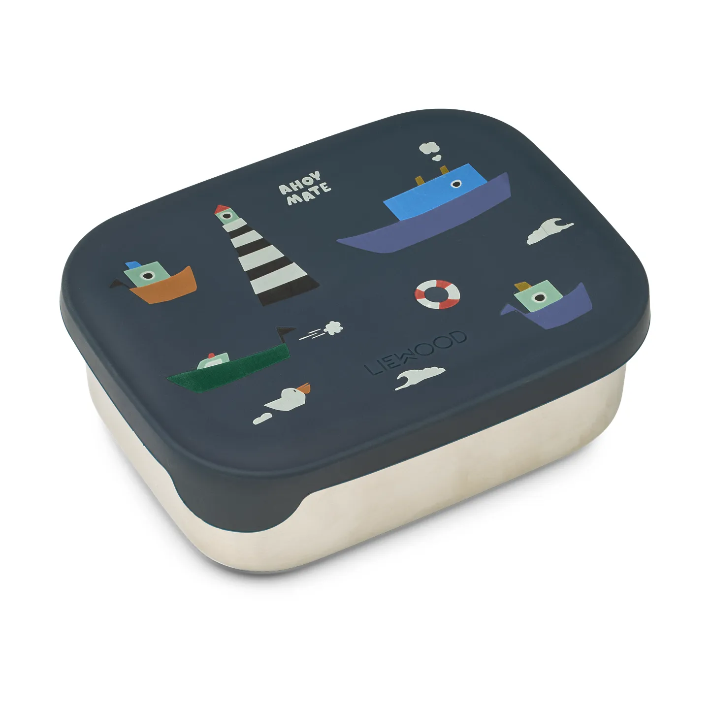 Arthur matboks 13,5x17 cm, Sailing-classic navy Liewood