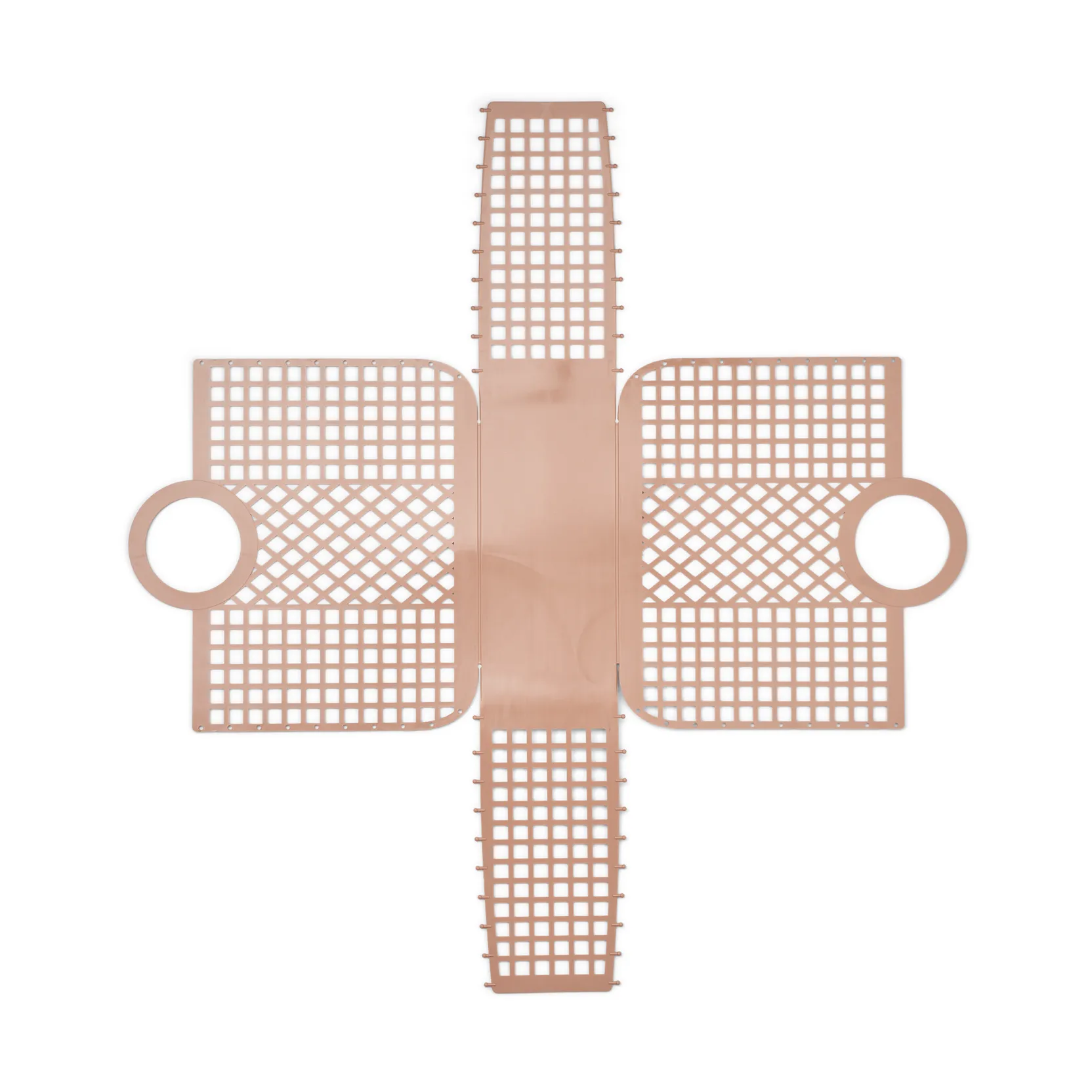 Bloom oppbevaringskurv, Rose Liewood