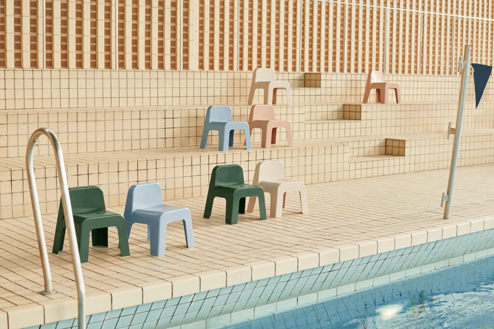 Chase barnestol, Beach blue Liewood