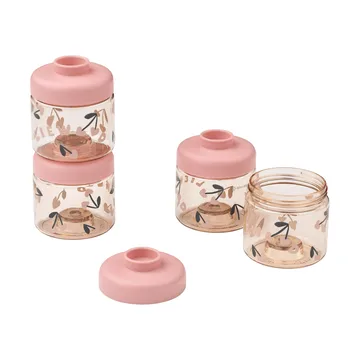 Dominique barnematglass 100 ml 4-pakning - Cherry heart-Rosey - Liewood