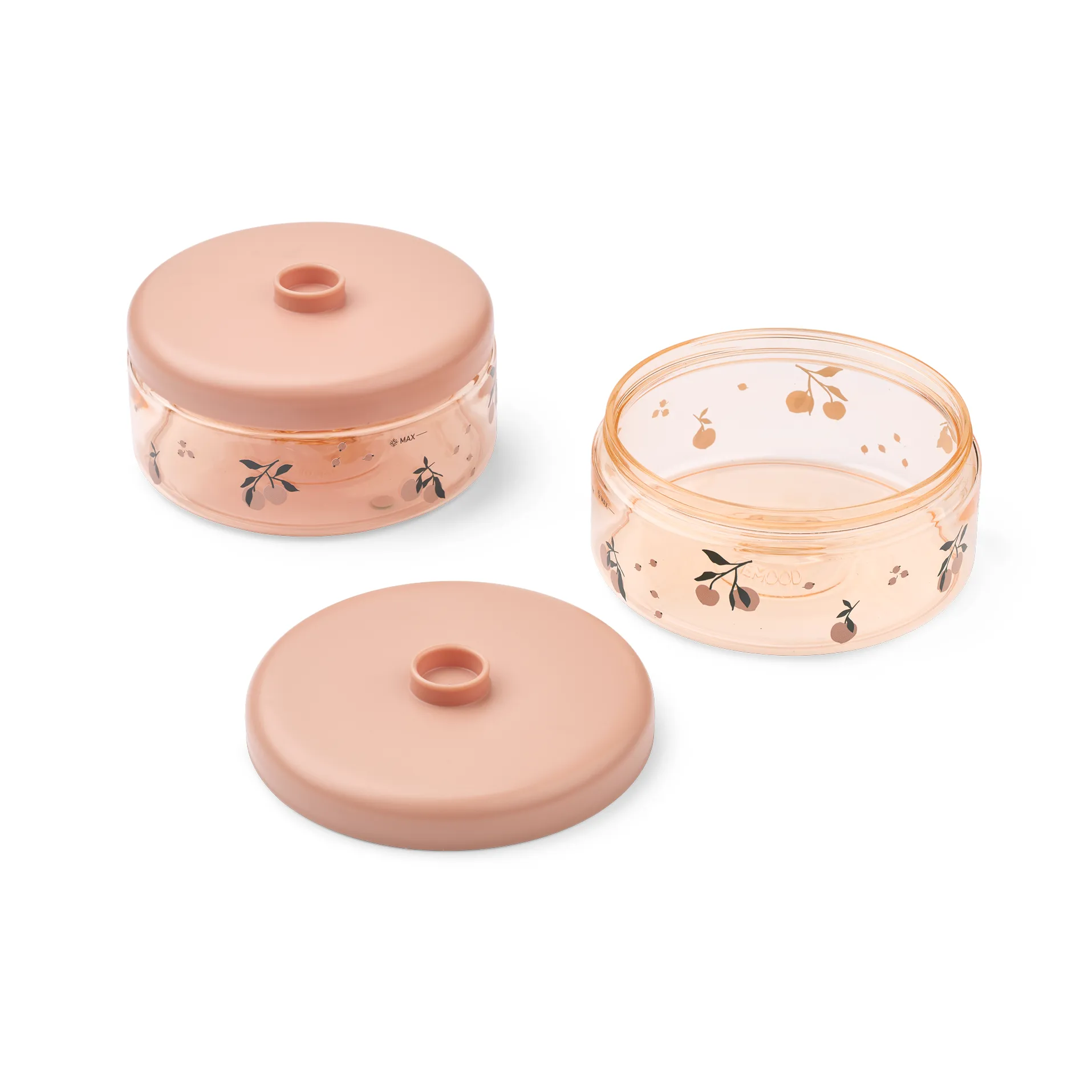 Dominique barnematglass 500 ml 4-pakning, Peach-sea shell Liewood