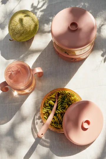 Dominique barnematglass 500 ml 4-pakning - Peach-sea shell - Liewood