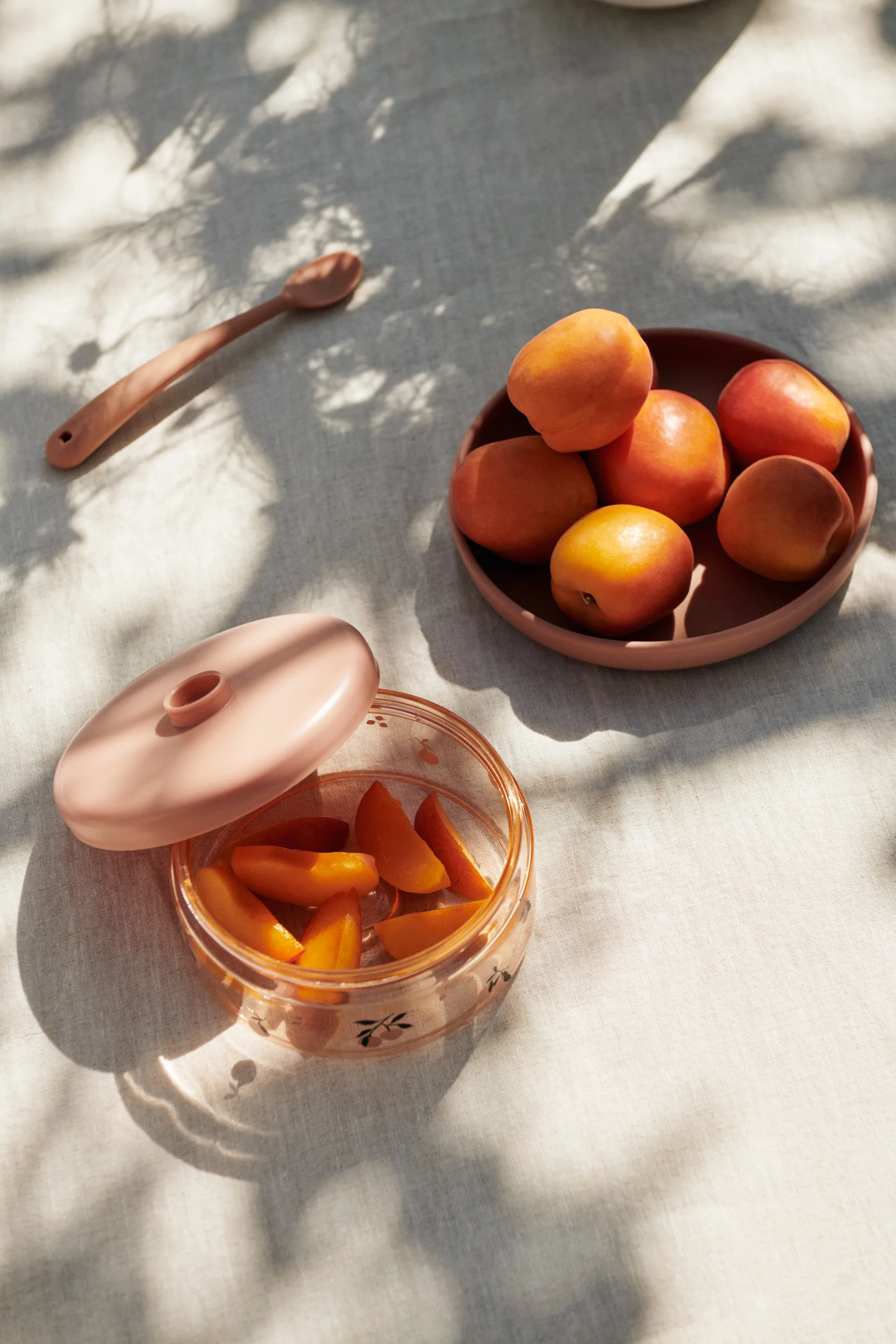 Dominique barnematglass 500 ml 4-pakning, Peach-sea shell Liewood