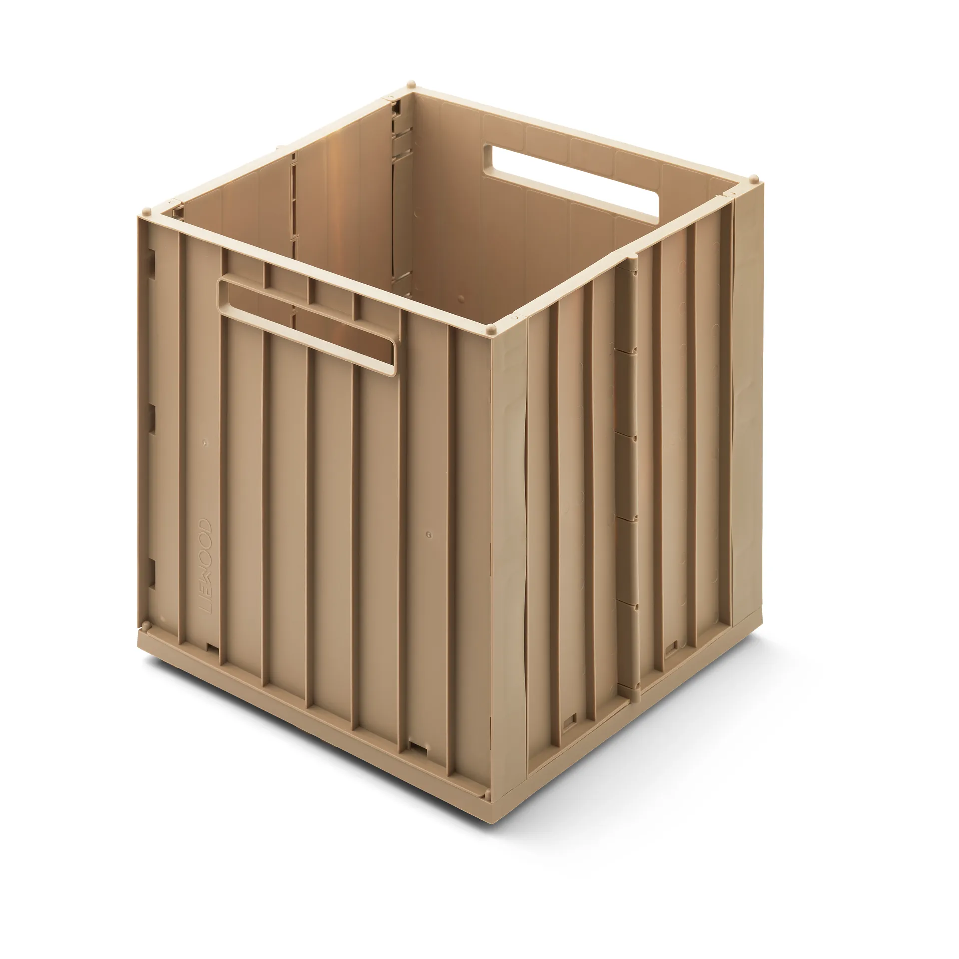 Elijah oppbevaringsboks med lokk 31x31 cm, Oat Liewood