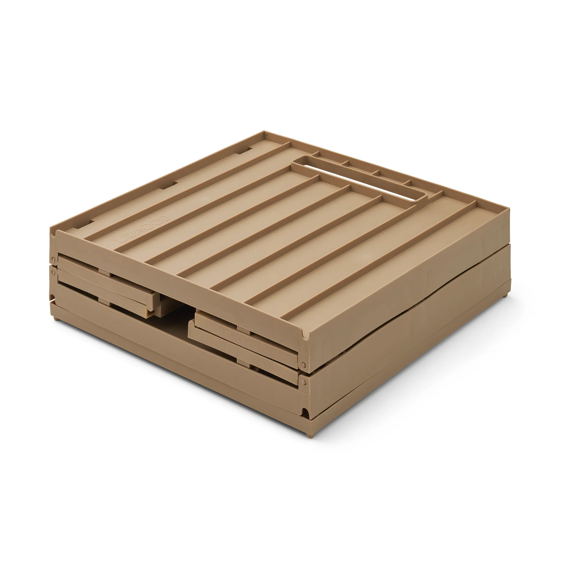 Elijah oppbevaringsboks med lokk 31x31 cm, Oat Liewood