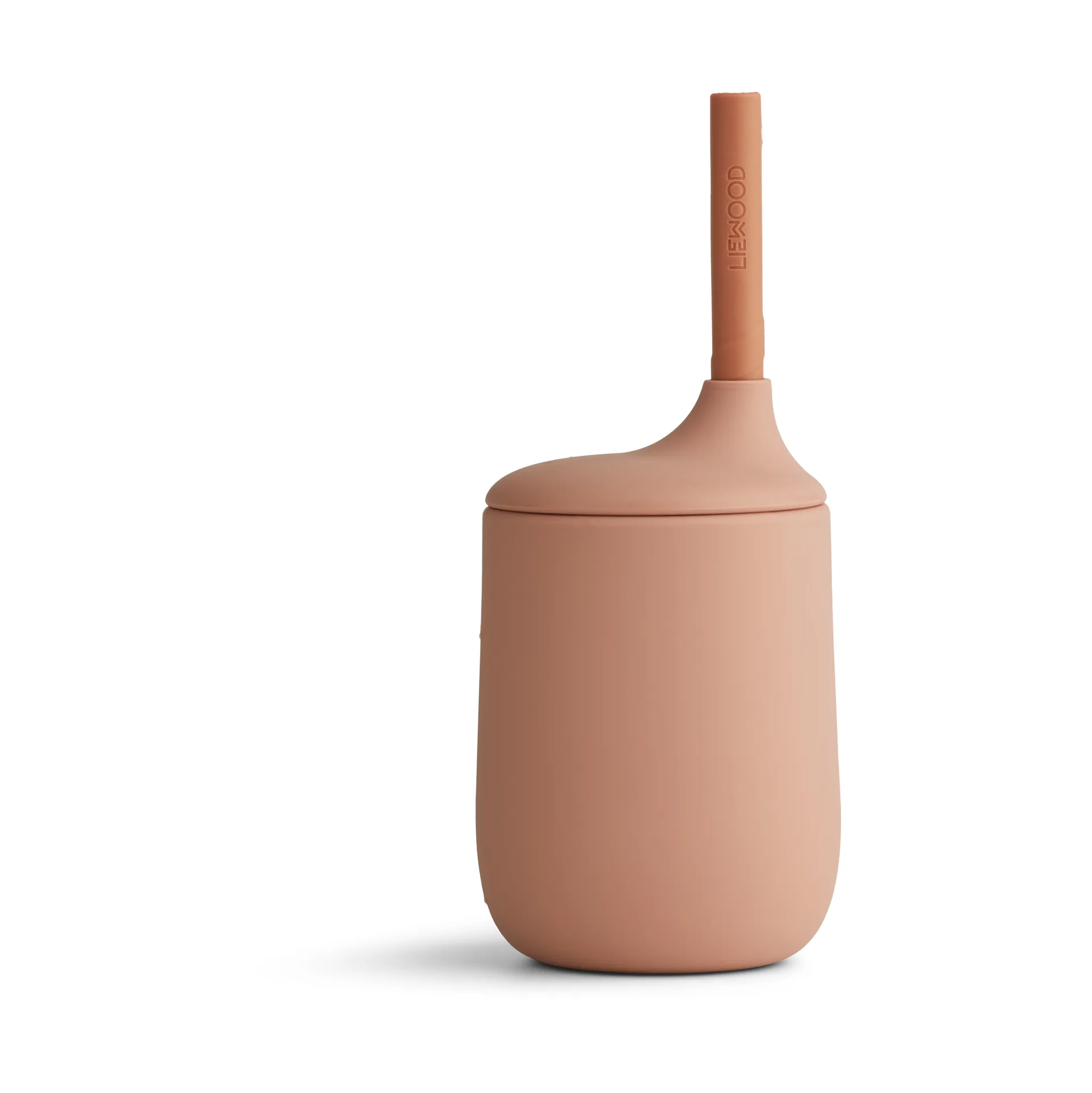Ellis sippy cup pipkopp med sugerør 23 cl, Dark rose-terracotta mix Liewood