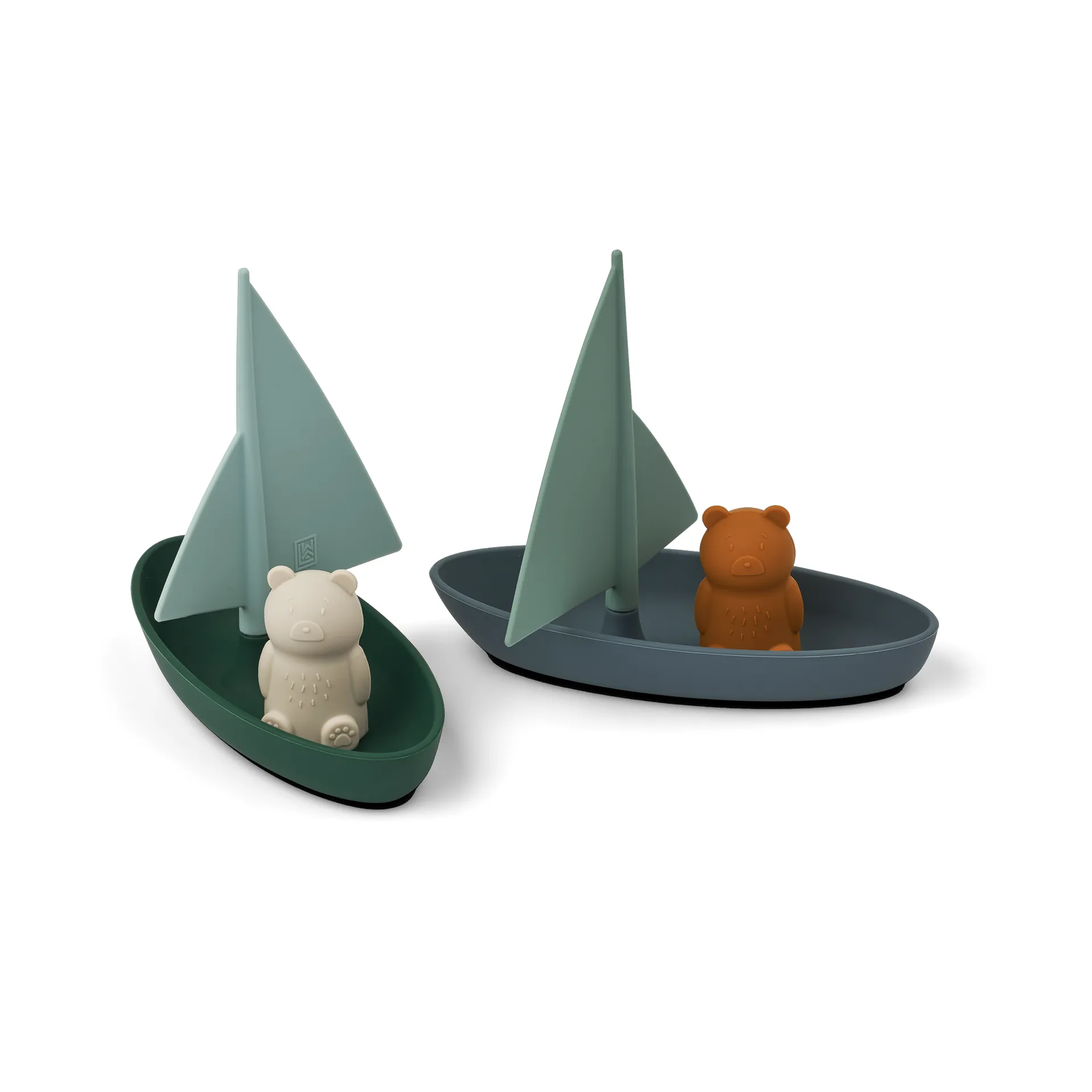 Ensley badeleke båter 2 deler, Whale blue multi mix Liewood