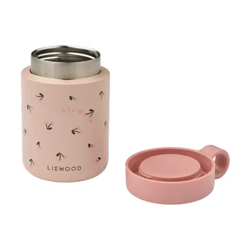 Kiani printed termos - Mini cherry heart-rosey - Liewood