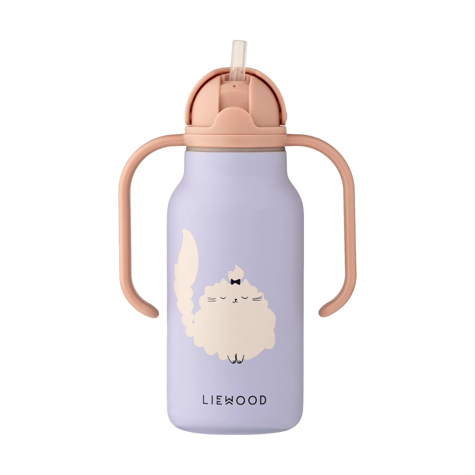 Kimmie vannflaske 25 cl, Cat-Warm lilac Liewood
