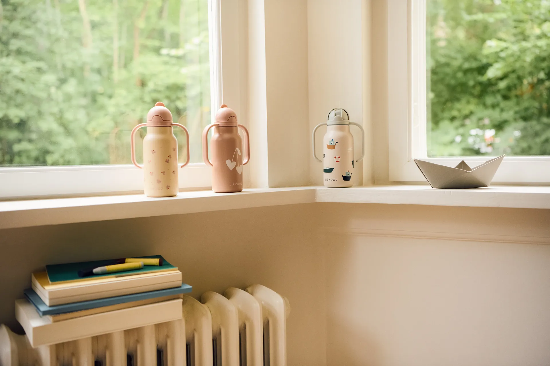 Kimmie vannflaske 25 cl, Mini Butterfly-apple blossom Liewood