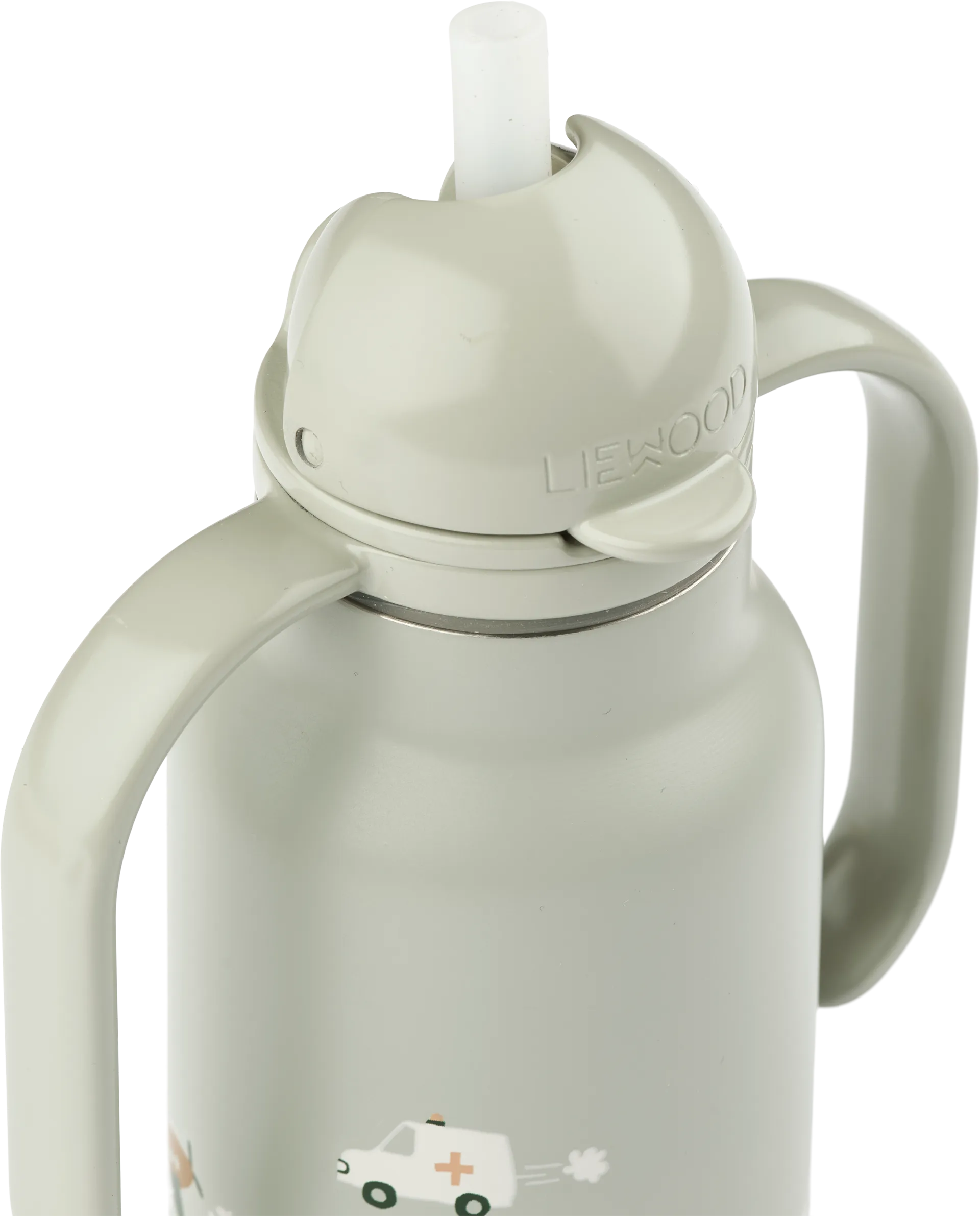 Kimmie vannflaske 25 cl, Vehicles-Dove blue Liewood