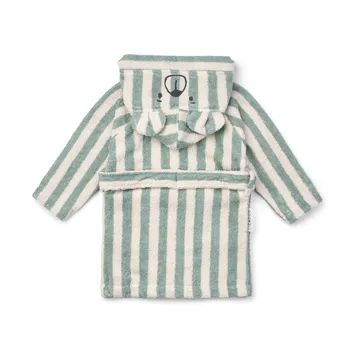 Lily badekåpe peppermint creme de la creme stripe - 1–2 år - Liewood