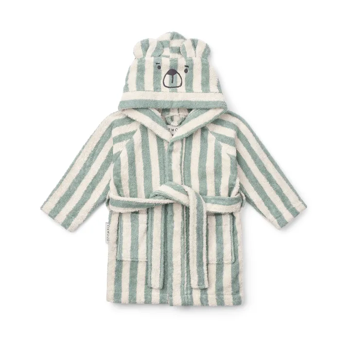 Lily badekåpe peppermint creme de la creme stripe - 7–8 år - Liewood
