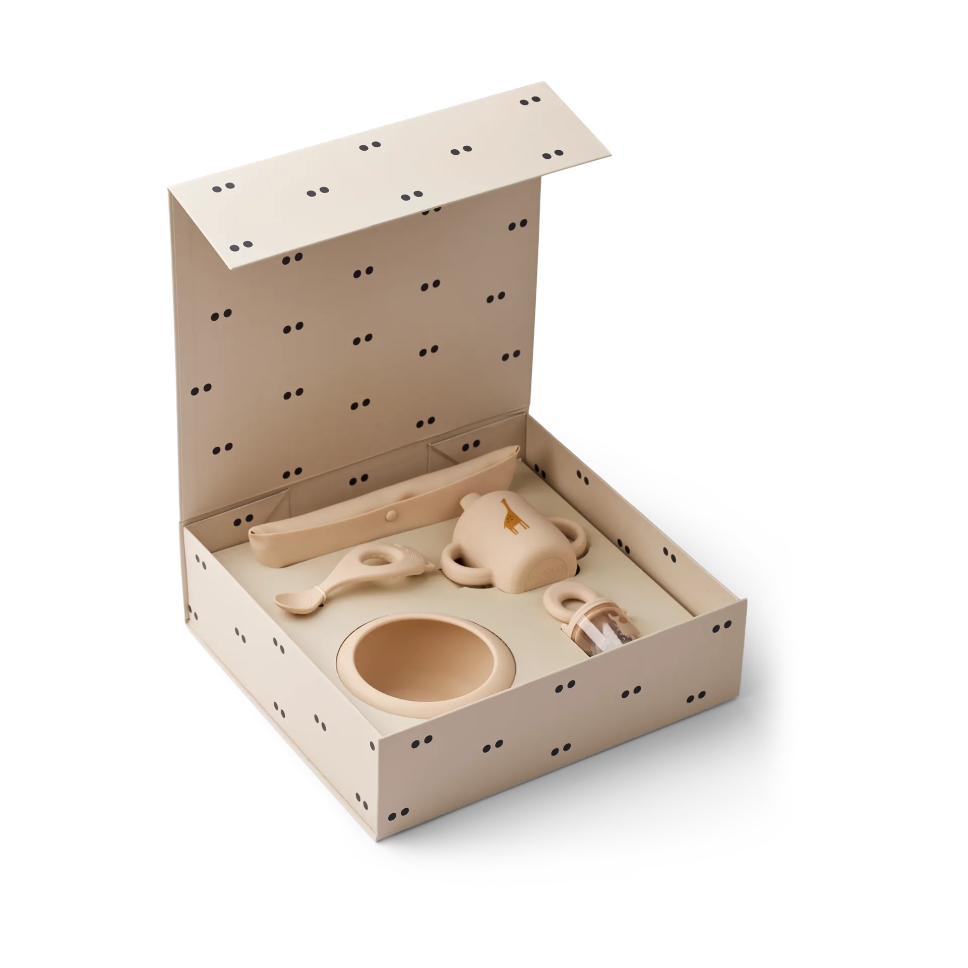 Mileah baby mealtime servisesett, Apple blossom Liewood