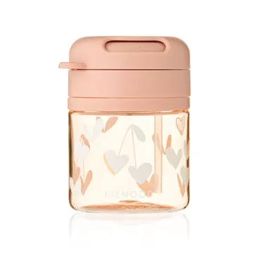 Pavia kopp med sugerør 28 cl - Sweethearts-pale tuscany - Liewood