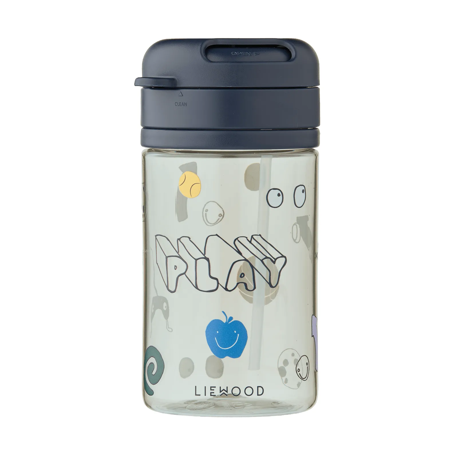 Pavia kopp med sugerør, Play-dusty peppermint Liewood