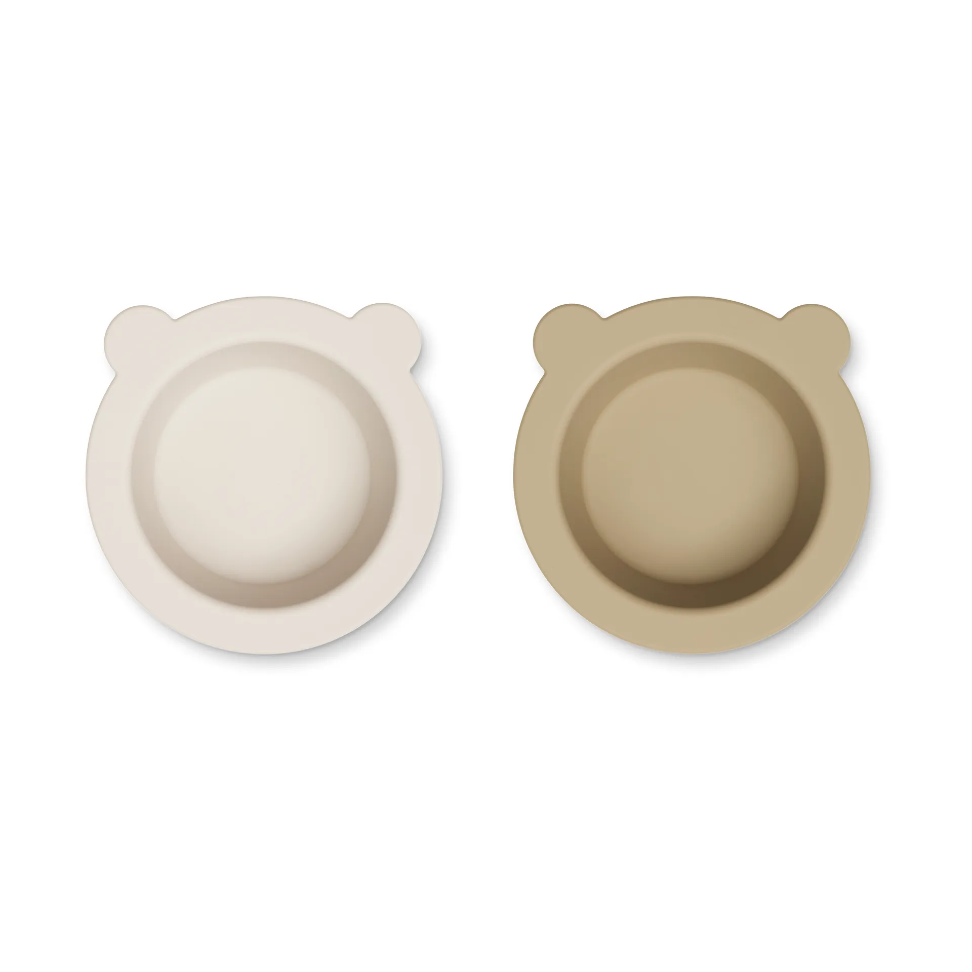 Peony bolle med sugekopp Ø16 cm 2 deler, Sandy-Oat Liewood