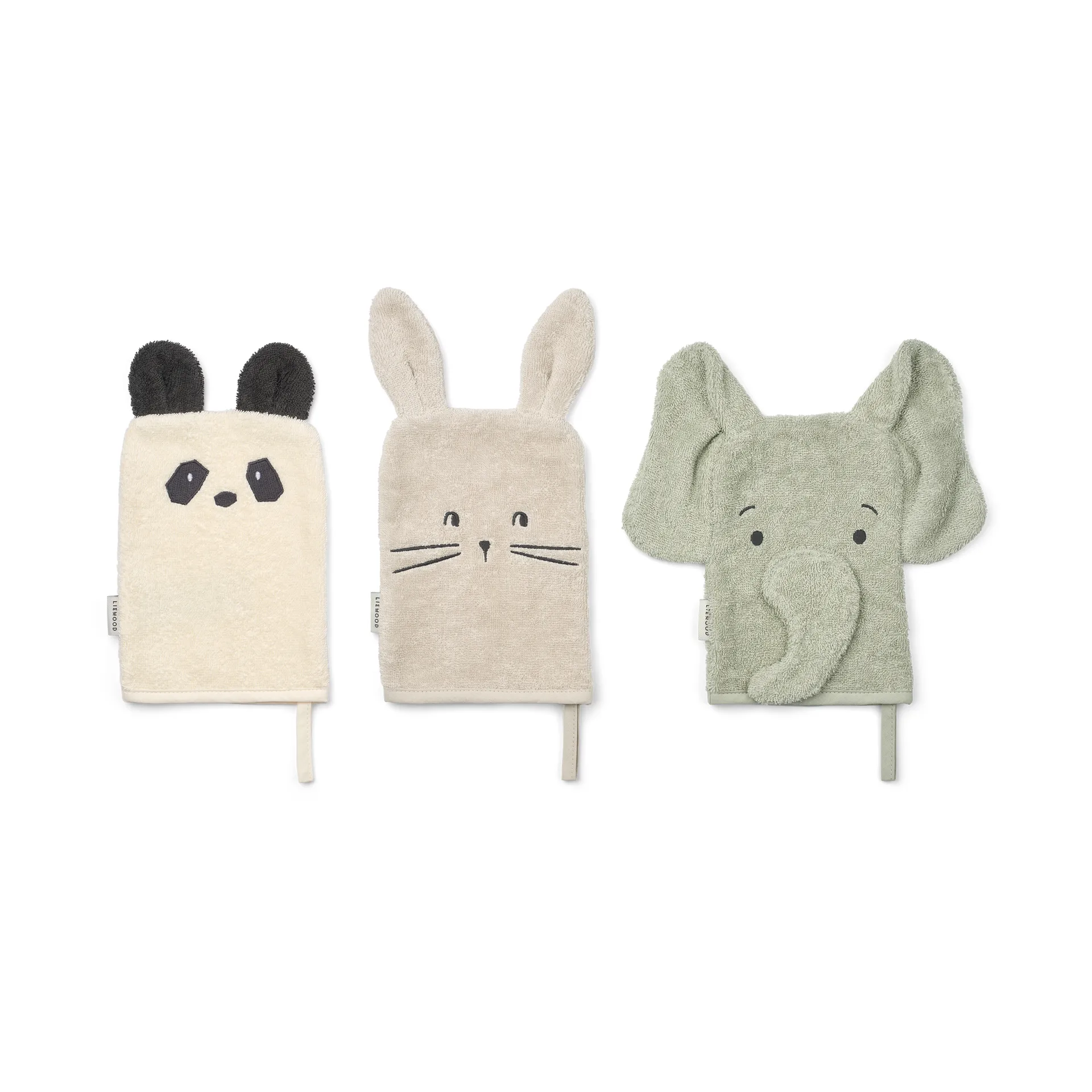 Sylvester vaskeklut 3 deler, Dove blue mix Liewood