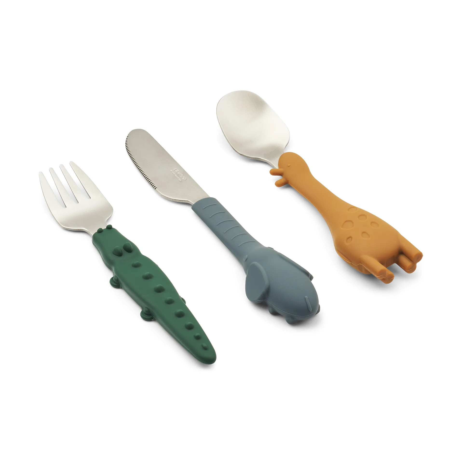 Tove all together bestikksett 3 deler, Golden caramel mix Liewood
