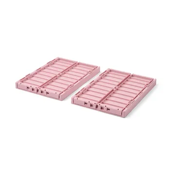 Weston oppbevaringsboks - Rose blush, M, 2-pack - Liewood