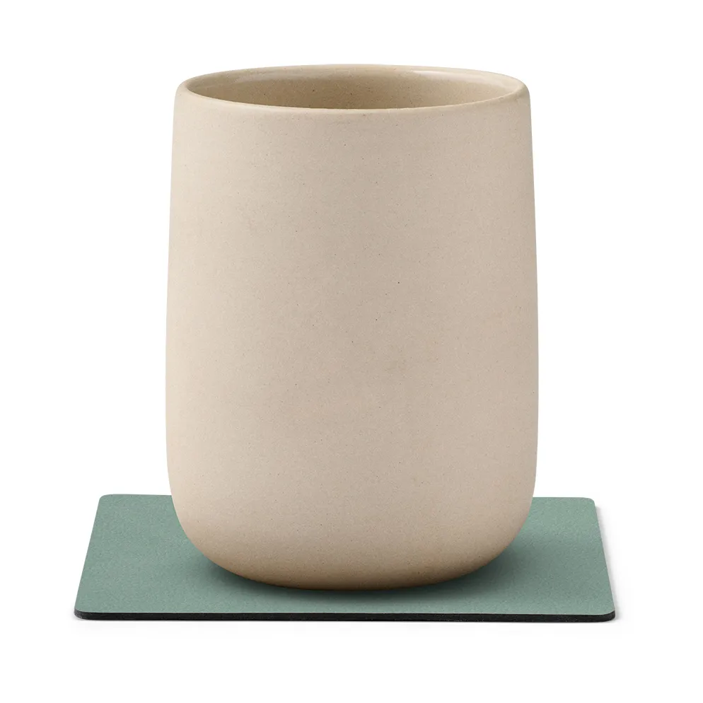 Cloud-Nupo glassunderlag vendbar curve 1 stk., antrasittgrå-pastellgrønn LIND DNA