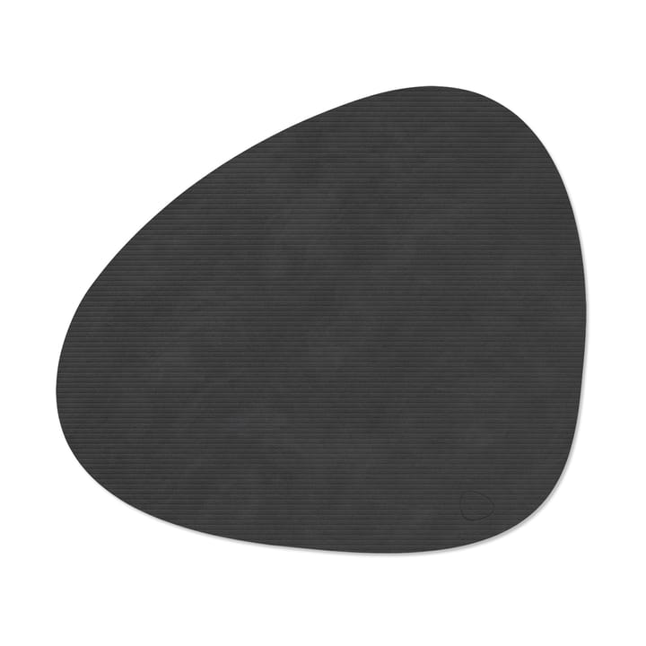 Corduroy bordbrikke curve L - Black - LIND DNA