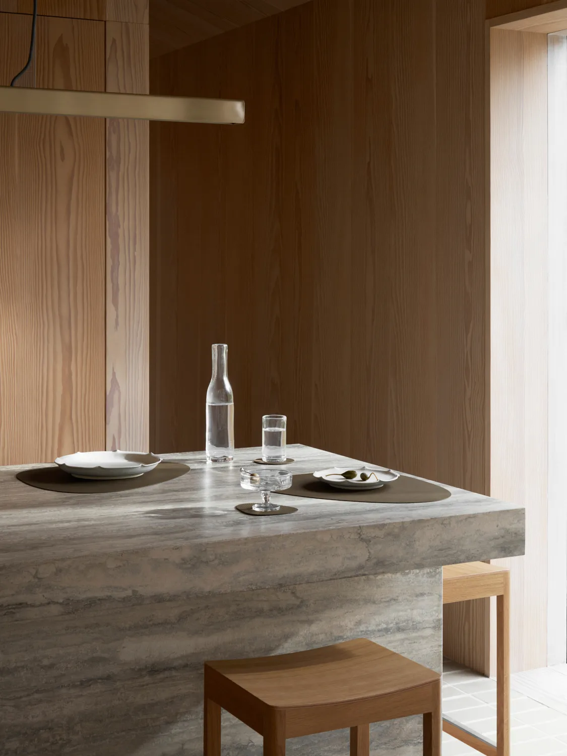 Corduroy bordbrikke curve L, Caviar LIND DNA