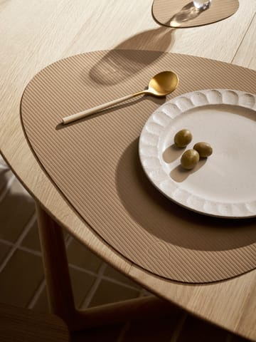 Corduroy bordbrikke curve L - Nougat - LIND DNA