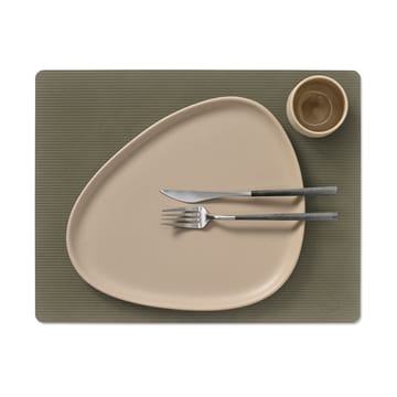 Corduroy bordbrikke square L - Army Green - LIND DNA
