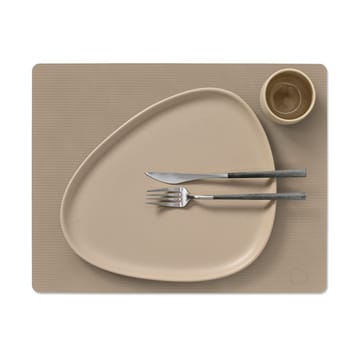 Corduroy bordbrikke square L - Clay Brown - LIND DNA