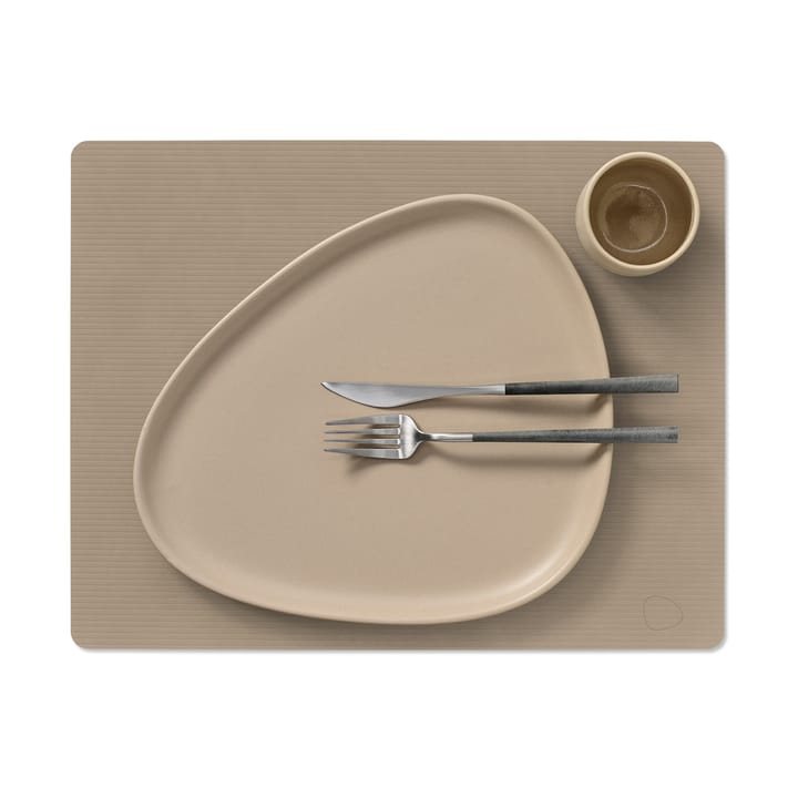 Corduroy bordbrikke square L, Clay Brown LIND DNA