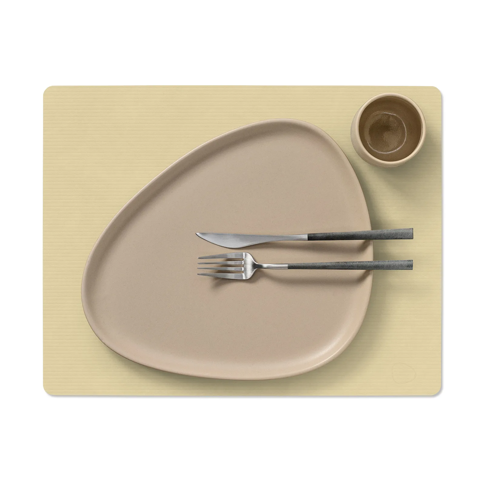 Corduroy bordbrikke square L, Lemon Sorbet LIND DNA