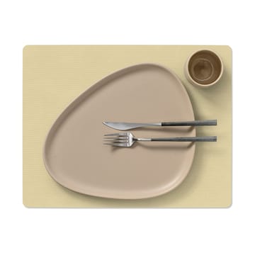 Corduroy bordbrikke square L - Lemon Sorbet - LIND DNA