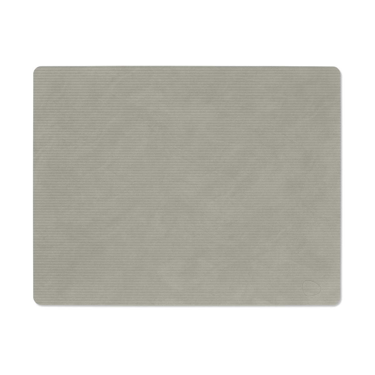LIND DNA Corduroy bordbrikke square L Light Grey