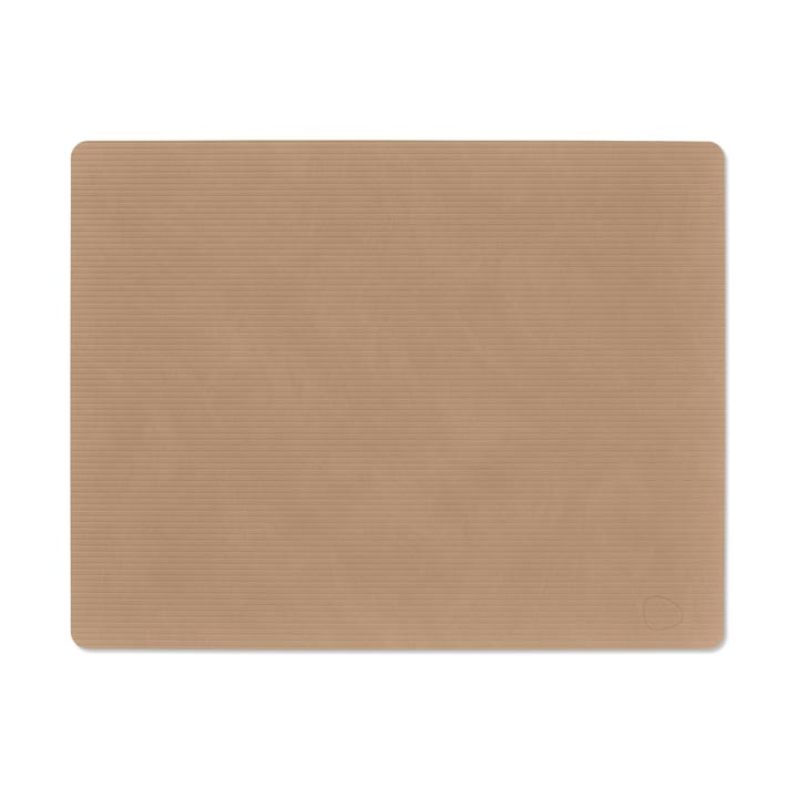 Corduroy bordbrikke square L - Nougat - LIND DNA